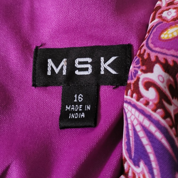 MSK Women's Dress Sundress Size16 Tie at Back. - Picture 4 of 8